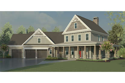House Plan House Plan #20105 front Rendering