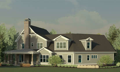 Farmhouse House Plan #6082-00141 Elevation Photo