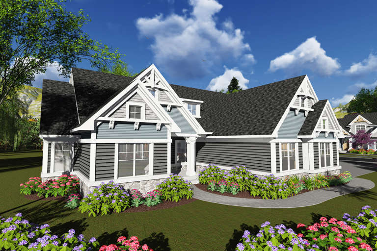 House Plan House Plan #20107 Front Elevation 