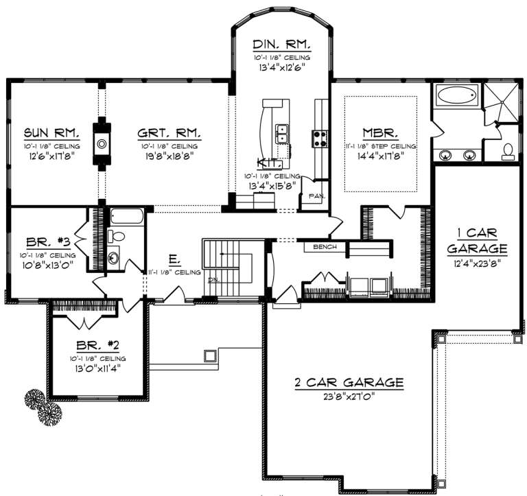 House Plan House Plan #20107 Drawing 1