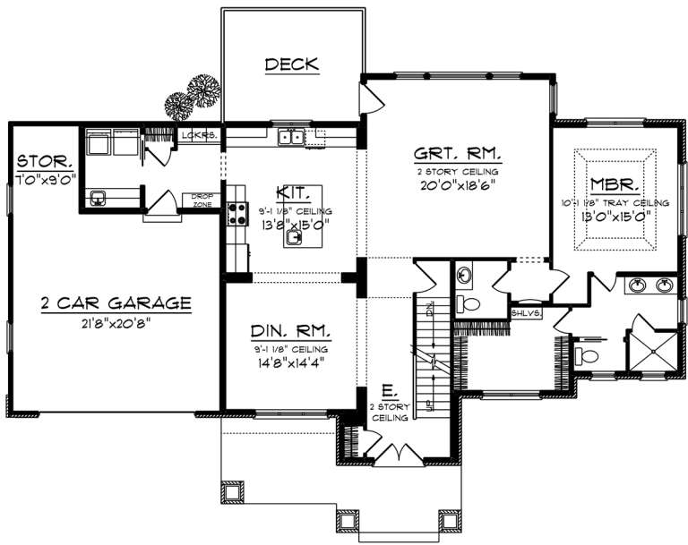 House Plan House Plan #20108 Drawing 1