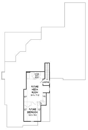Upper Level for House Plan #6082-00142