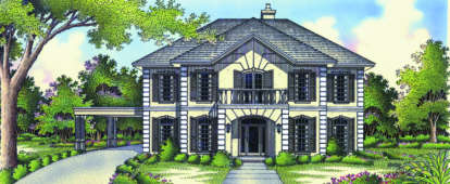 Traditional House Plan #048-00197 Elevation Photo