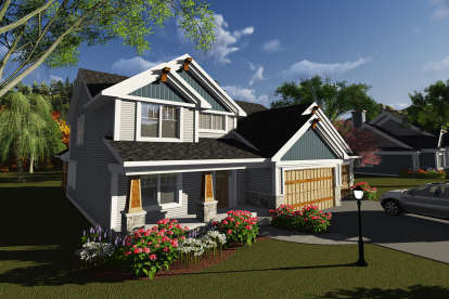 Craftsman House Plan #1020-00129 Elevation Photo