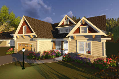 Craftsman House Plan #1020-00130 Elevation Photo