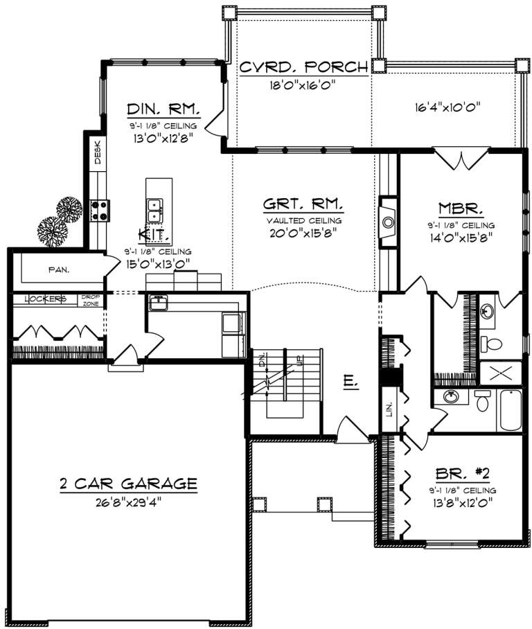 House Plan House Plan #20111 Drawing 1
