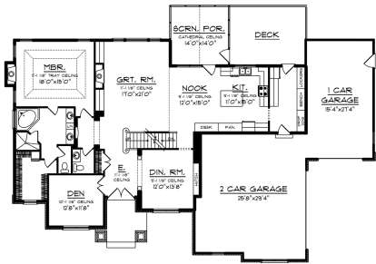 Main Floor for House Plan #1020-00131