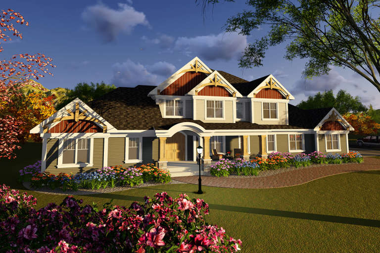 House Plan House Plan #20114 Front Elevation 