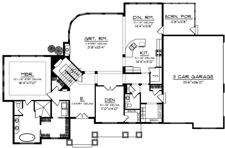 House Plan House Plan #20114 Drawing 1
