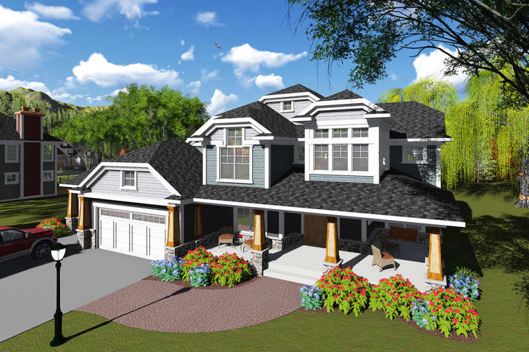 House Plan House Plan #20115 Front Elevation 