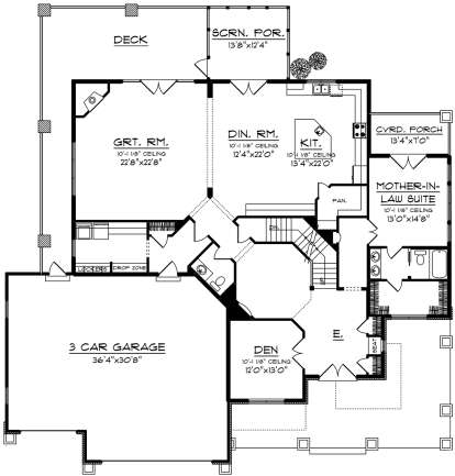 House Plan House Plan #20115 Drawing 1