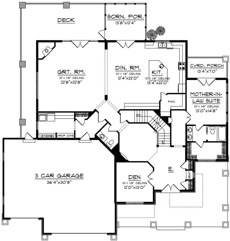 House Plan House Plan #20115 Drawing 1