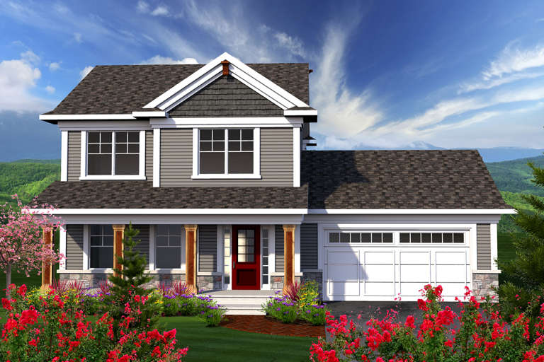 House Plan House Plan #20118 Front Elevation 