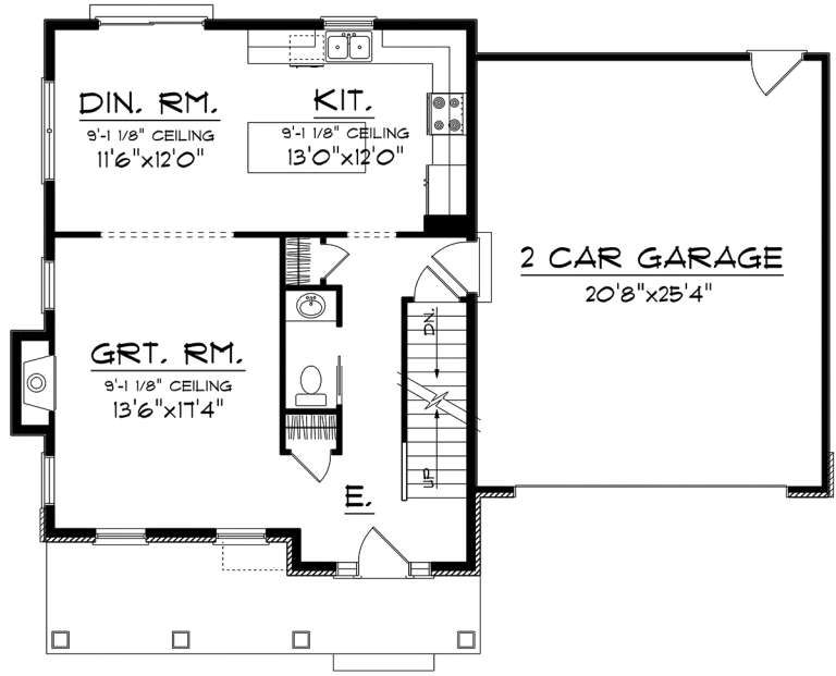 House Plan House Plan #20118 Drawing 1