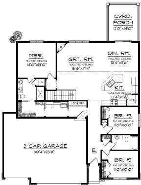 Main Floor for House Plan #1020-00138