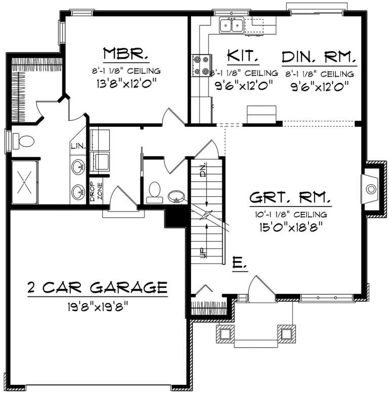 House Plan House Plan #20121 Drawing 1