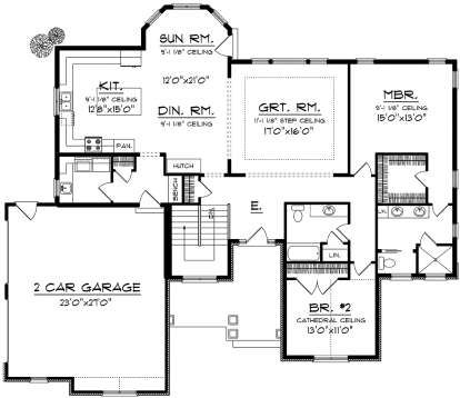 Main Floor for House Plan #1020-00142