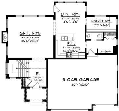 Main Floor for House Plan #1020-00147
