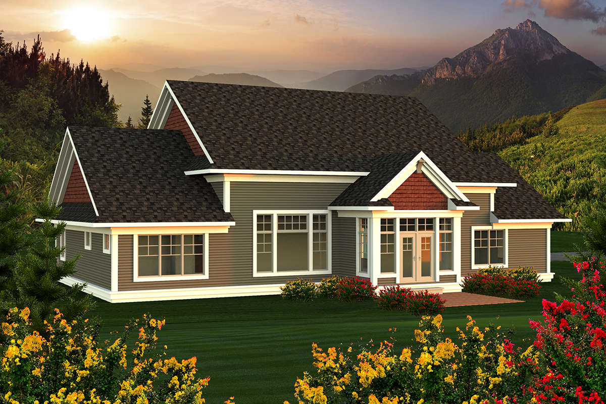 Ranch House Plan #1020-00148 Elevation Photo