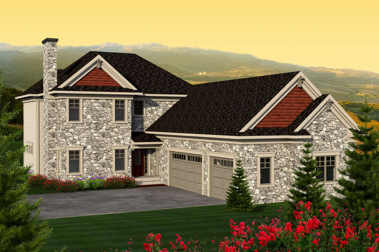 House Plan House Plan #20135 Front Elevation 
