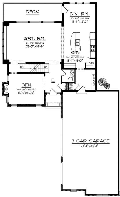 Main Floor for House Plan #1020-00150