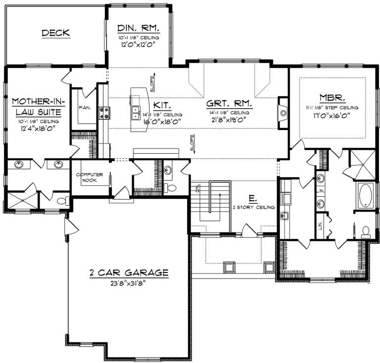 House Plan House Plan #20136 Drawing 1
