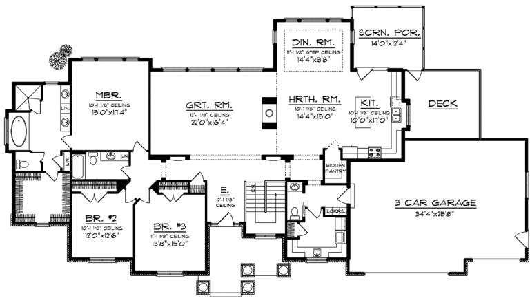 House Plan House Plan #20138 Drawing 1