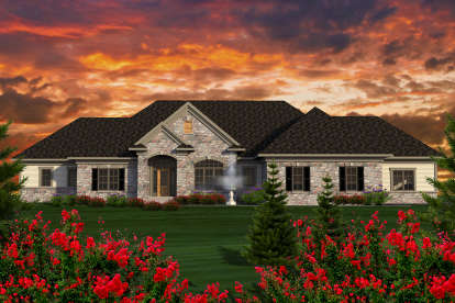 House Plan House Plan #20139 Front Elevation 