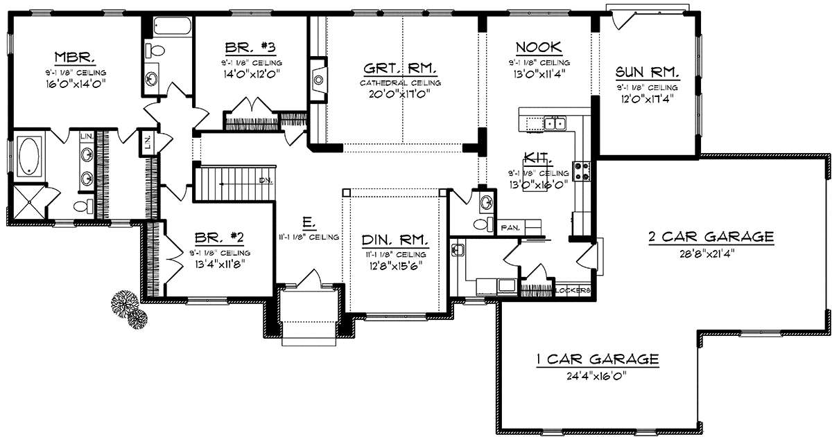 Main Floor for House Plan #1020-00153
