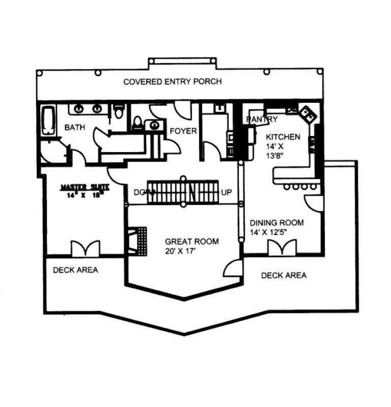 House Plan House Plan #2014 Drawing 1