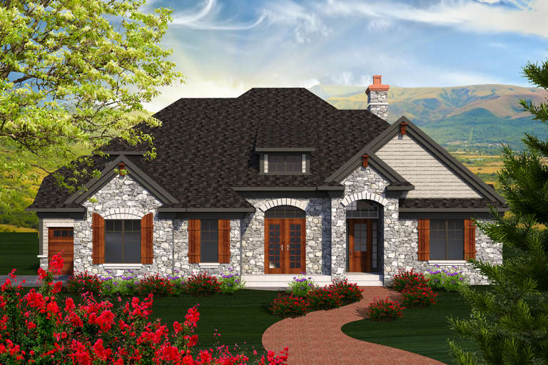 House Plan House Plan #20141 Front Elevation 