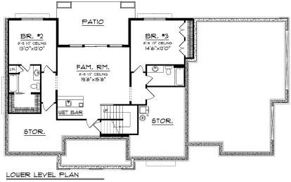 Basement for House Plan #1020-00156
