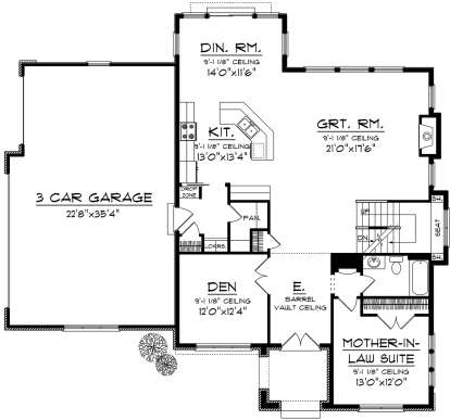 Main Floor for House Plan #1020-00157