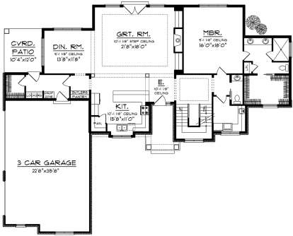 Main Floor for House Plan #1020-00158