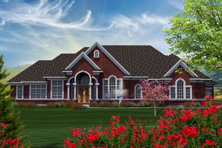 House Plan House Plan #20146 Front Elevation 