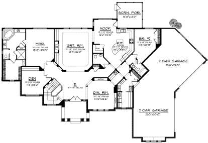 Main Floor for House Plan #1020-00159