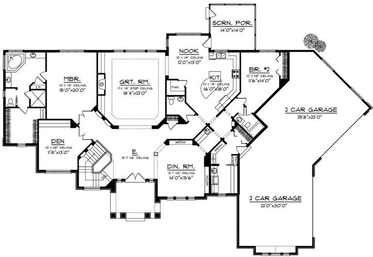 House Plan House Plan #20146 Drawing 1