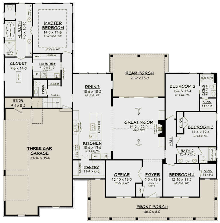 House Plan House Plan #20148 Drawing 1
