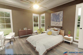 Modern Farmhouse House Plan #041-00179 Additional Photo