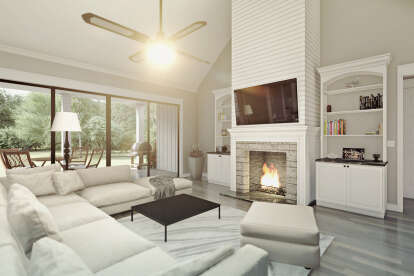 Modern Farmhouse House Plan #041-00179 Additional Photo