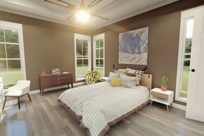 Modern Farmhouse House Plan #041-00179 Additional Photo