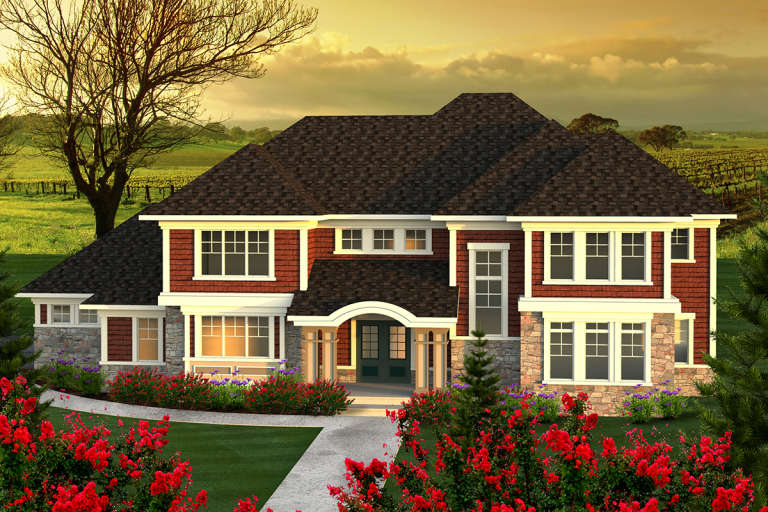 House Plan House Plan #20149 Front Elevation 