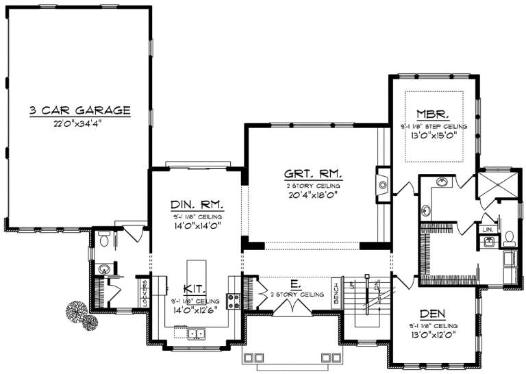 House Plan House Plan #20149 Drawing 1