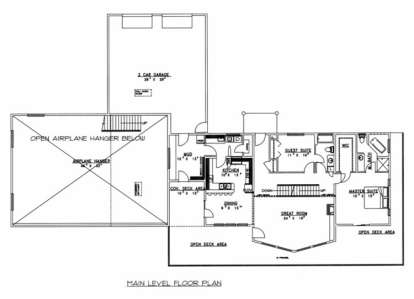 Main Floor for House Plan #039-00554