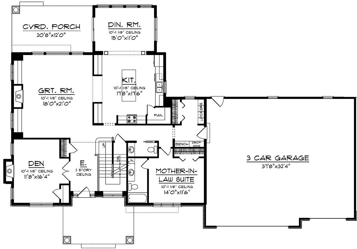 Main Floor for House Plan #1020-00161