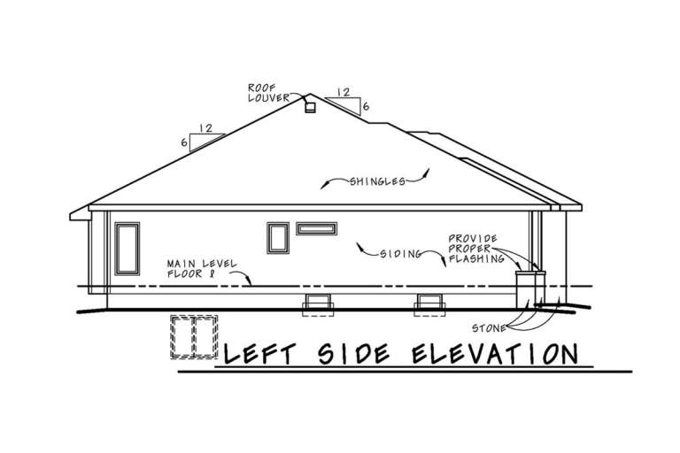 Traditional House Plan #402-01557 Elevation Photo