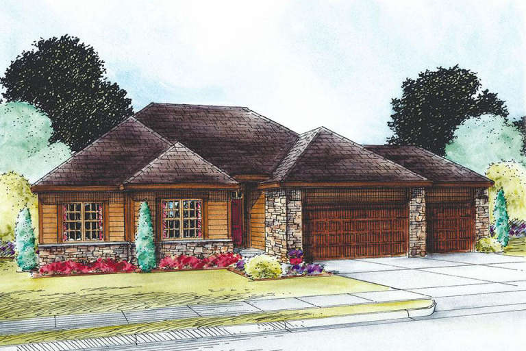 House Plan House Plan #20153 Front Elevation 