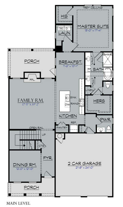 Main Floor for House Plan #3418-00011