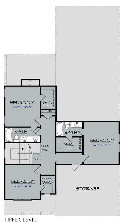 Second Floor for House Plan #3418-00011