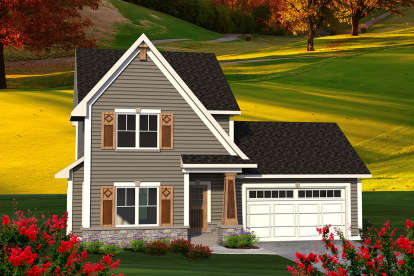 House Plan House Plan #20156 Front Elevation 